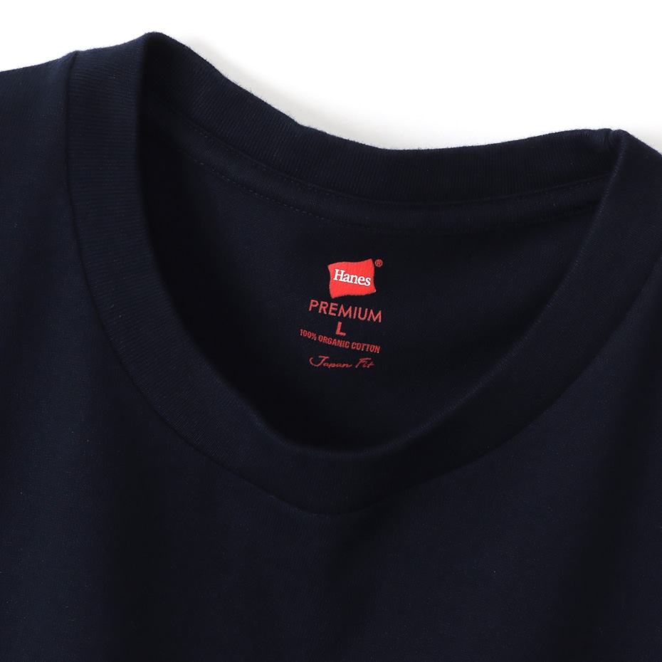ヘインズ プレミアムジャパンフィット ポケットTシャツ 22FW PREMIUM Japan Fit(HM1-V003)
