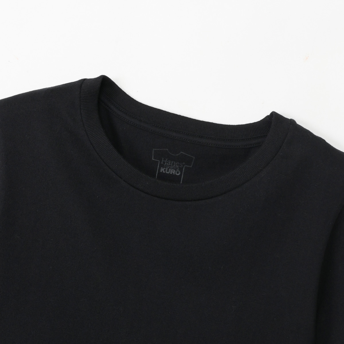 Hanes T-SHIRTS KURO for HER �N���[�l�b�NT�V���c