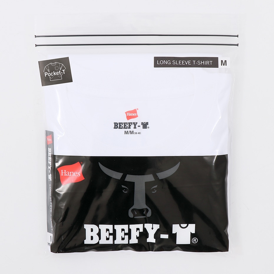 BEEFY-T ロングスリーブポケットTシャツ 22FW BEEFY-T ヘインズ(H5196)
