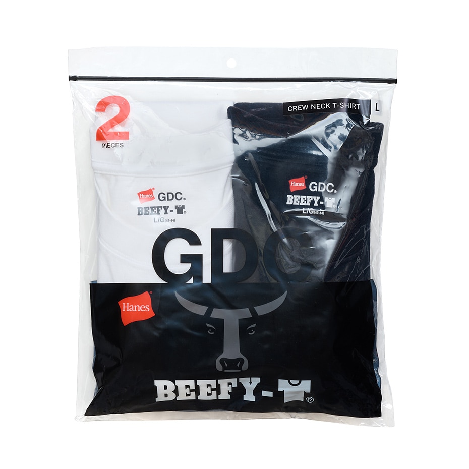 �y2���g�zHanes × GDC BEEFY-T�N���[�l�b�NT�V���c(HM1-D704S)