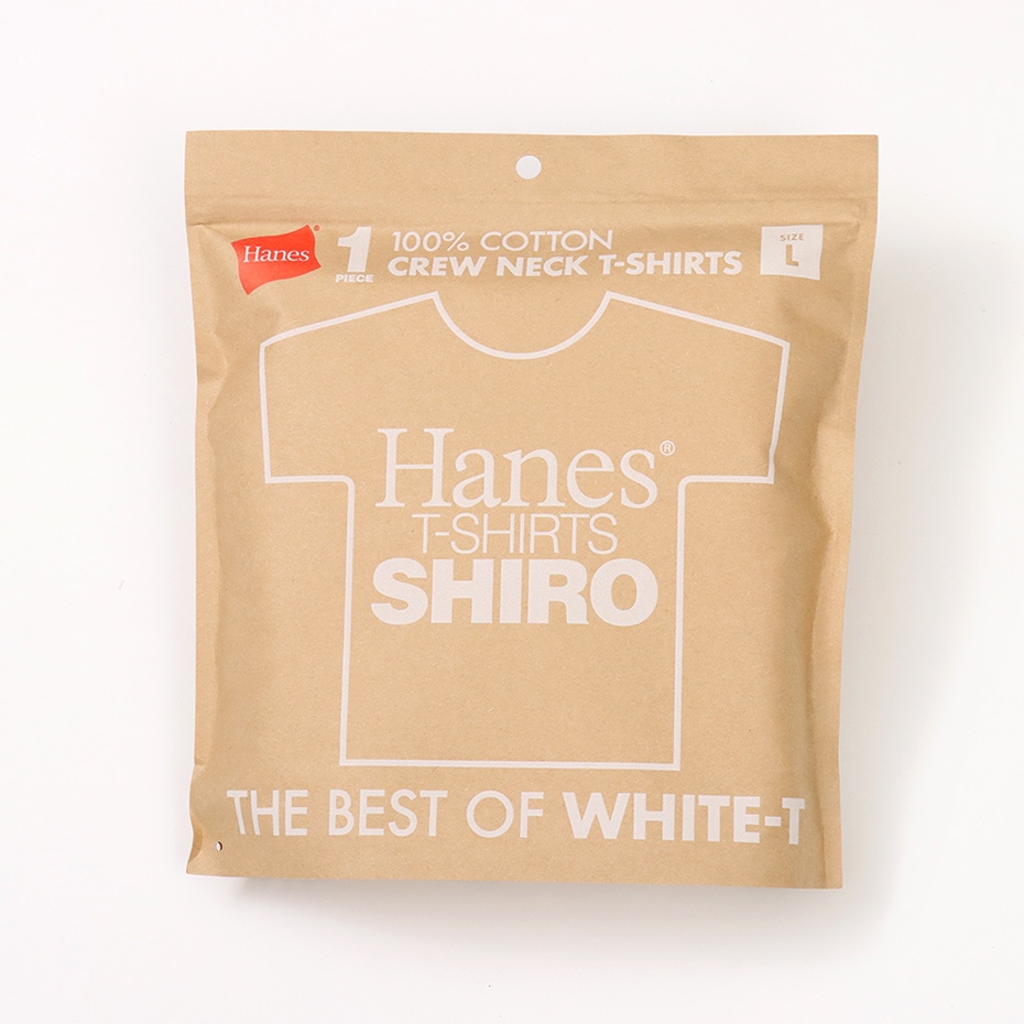 SHIRO クルーネックTシャツ 23SS【春夏新作】 Hanes T-SHIRTS SHIRO (HM1-X201)