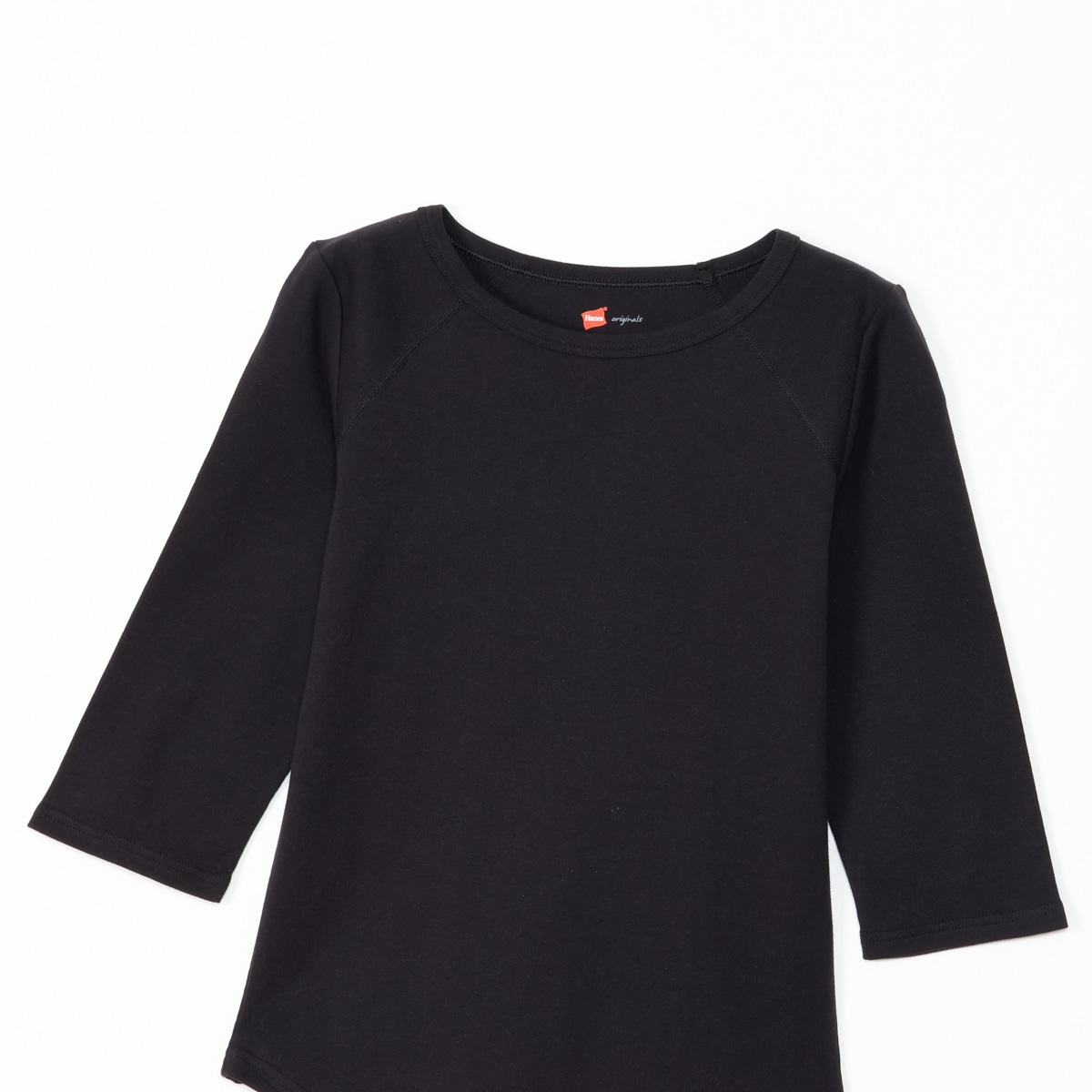 Hanes originals3/4X[uTVc 25FW wCY(HW1-B102)