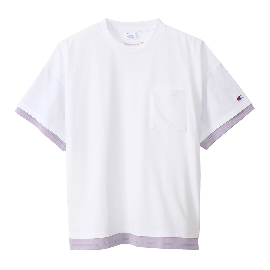 レイヤードポケットTシャツ ホワイト | チャンピオンの公式通販サイト