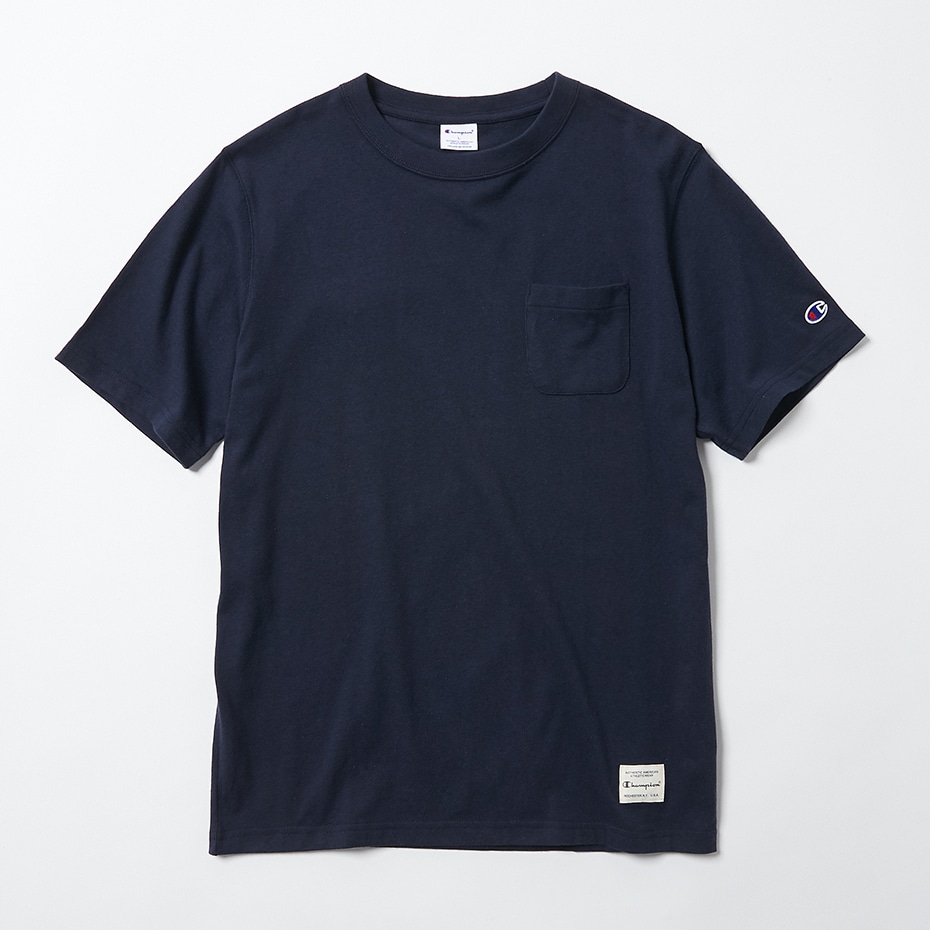 ショートスリーブポケットTシャツ ネイビー | チャンピオンの公式通販 