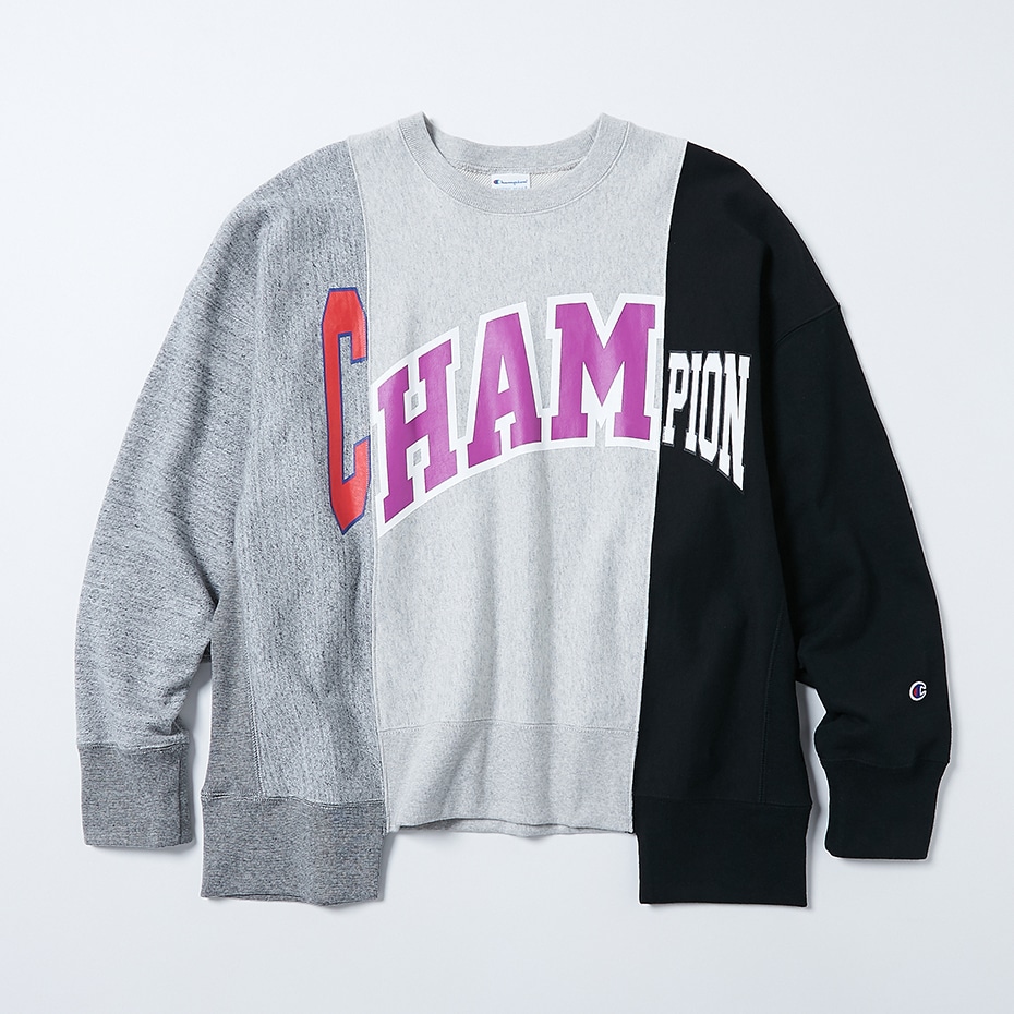 リバースウィーブクルーネックスウェットシャツ ライトグレー チャンピオンの公式通販サイト