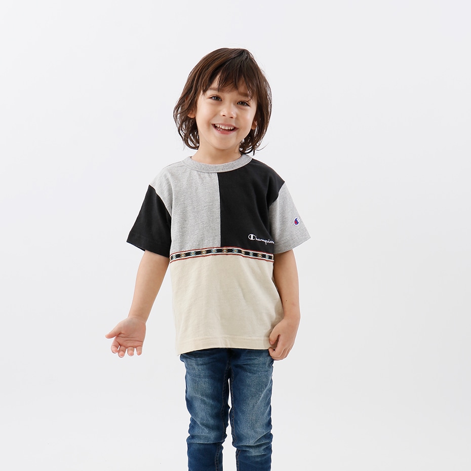 キッズ ショートスリーブtシャツ ブラック チャンピオンの公式通販サイト