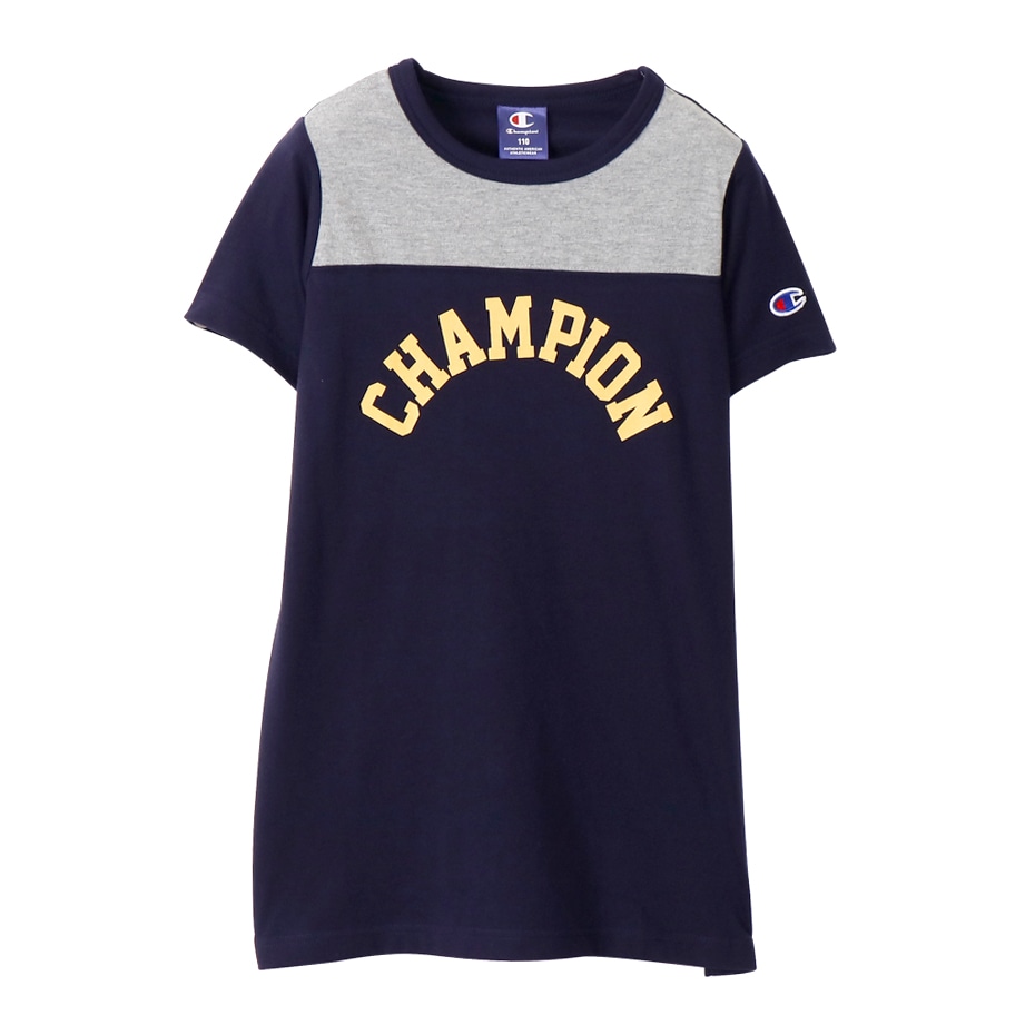 ガールズ ショートスリーブワンピース ネイビー チャンピオンの公式通販サイト