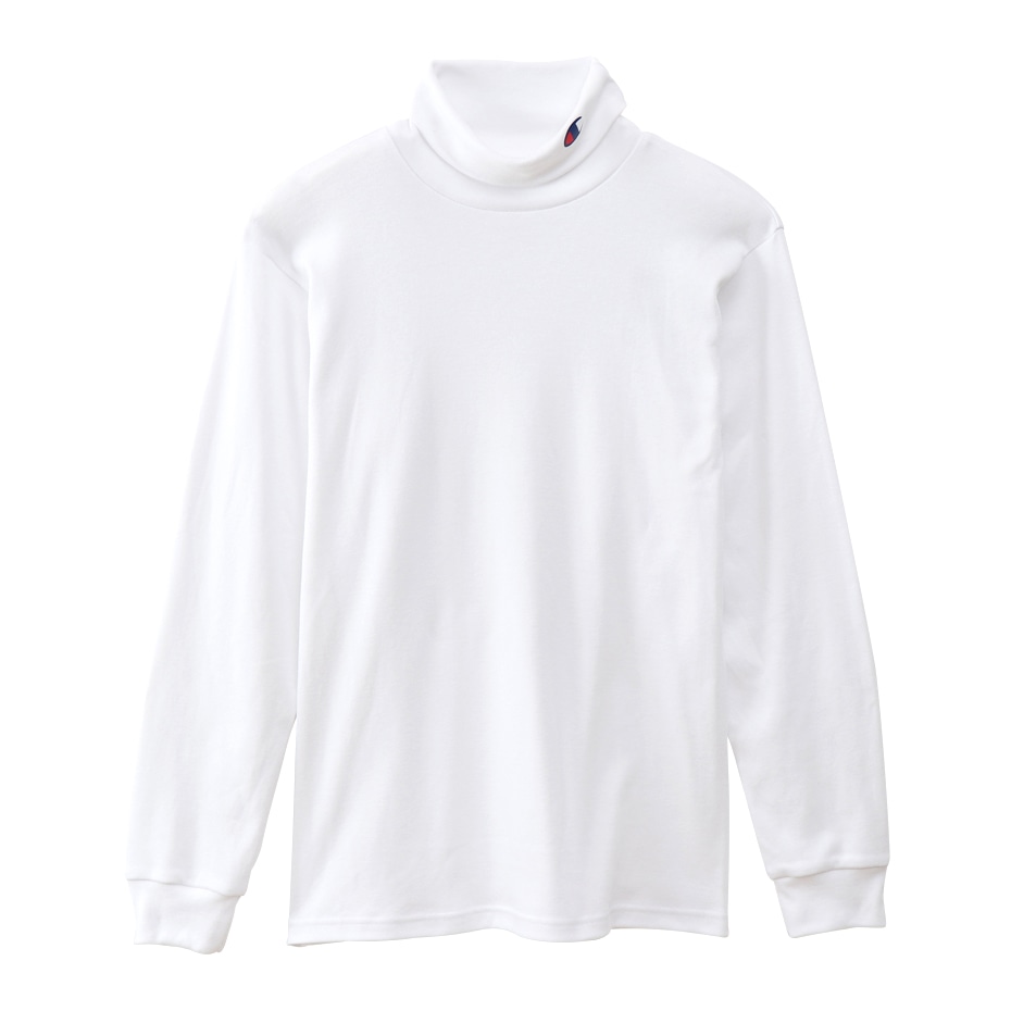 タートルネックロングスリーブTシャツ ホワイト | チャンピオンの公式通販サイト