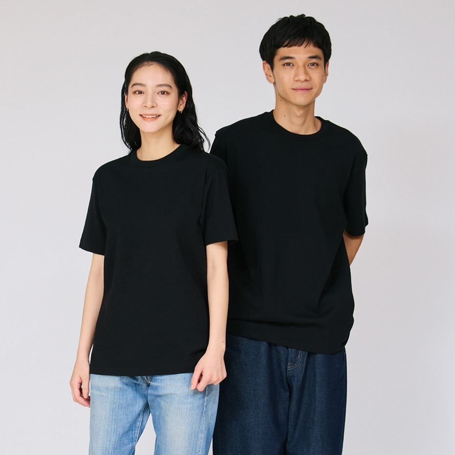 �Q���g Hanes T-SHIRTS KURO �N���[�l�b�NT�V���c 25FW �w�C���Y(HM1-B701)