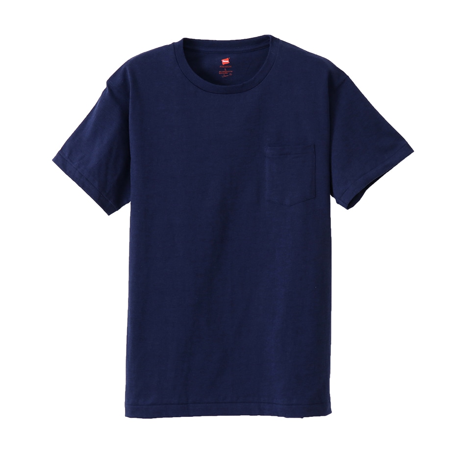 ＜OUTLET＞ヘインズ プレミアムジャパンフィット ポケット付クルーネックTシャツ  PREMIUM Japan Fit(HM1-F004)