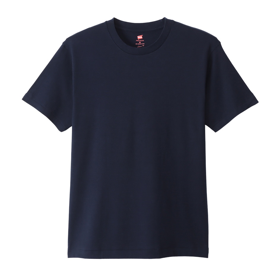 ヘインズ プレミアムジャパンフィット クルーネックTシャツ 22FW PREMIUM Japan Fit(HM1-V001)