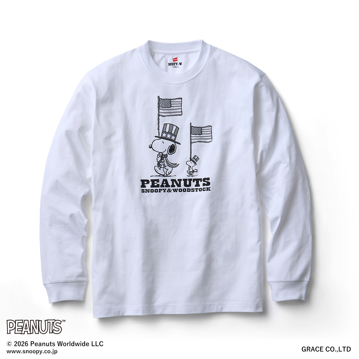 PEANUTS×BEEFY-T �����O�X���[�uT�V���c