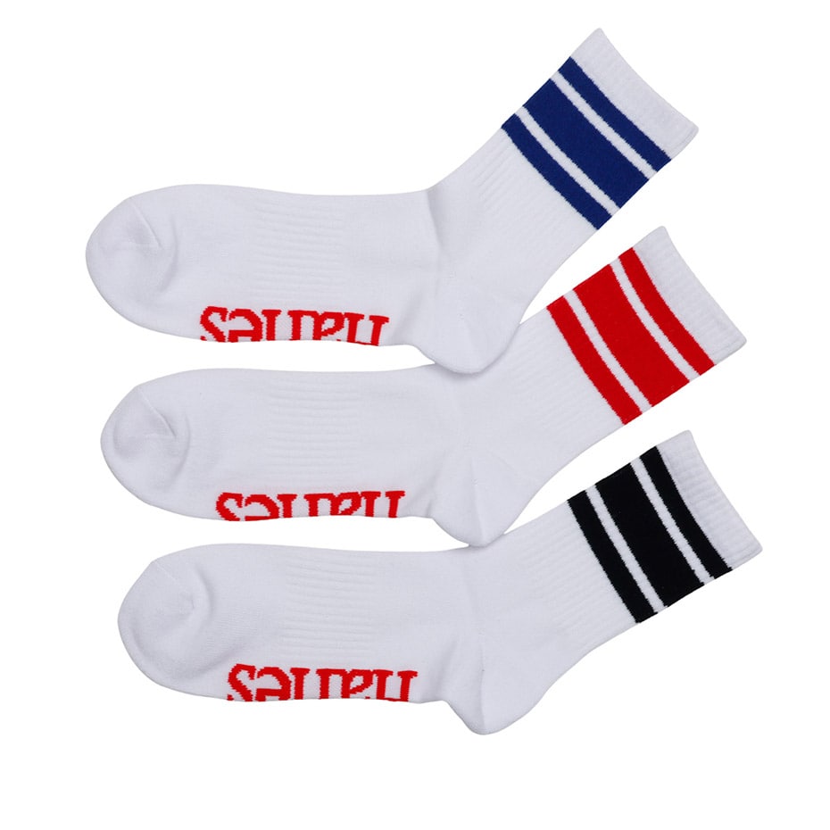 3���g Hanes originals ���[�N���[�����O�X�\�b�N�X 25FW �w�C���Y(HMSCC001)