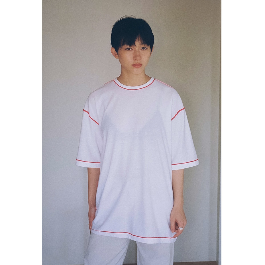 �ysize L ���Ȃ�������Ƃ����I�[�o�[�T�C�Y�̒��p���z3P���o�[�V�u���N���[�l�b�NT�V���c by THE DODO JEAN 26SS �w�C���Y(HW1-D702)