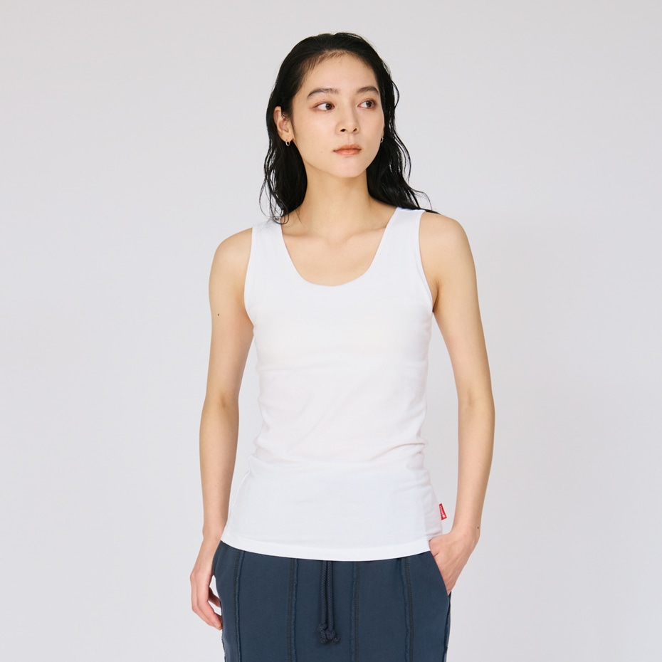 Hanes originals �J�b�v�t���^���N�g�b�v 26SS �w�C���Y(HW2ED102)