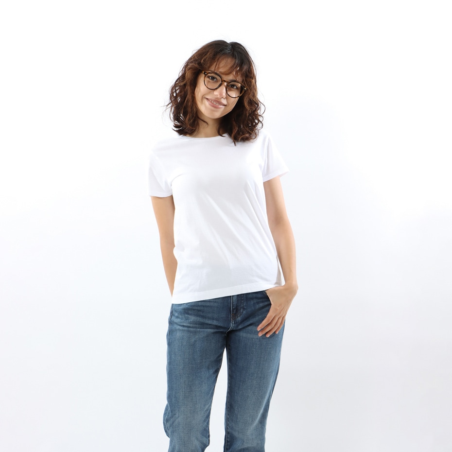ウィメンズ ジャパンフィット【2枚組】クルーネックTシャツ 5.3oz ホワイト ヘインズの公式通販サイト