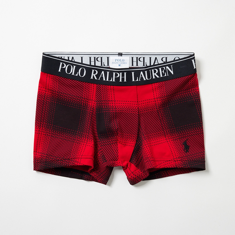 ショートボクサーブリーフ オンブレプリント レッド | ポロ