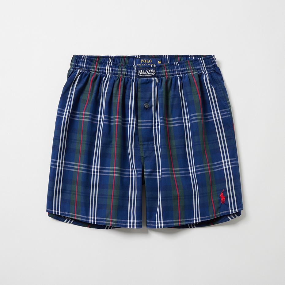 トランクス カールソンチェック (RM4-C104）ネイビー | ポロ