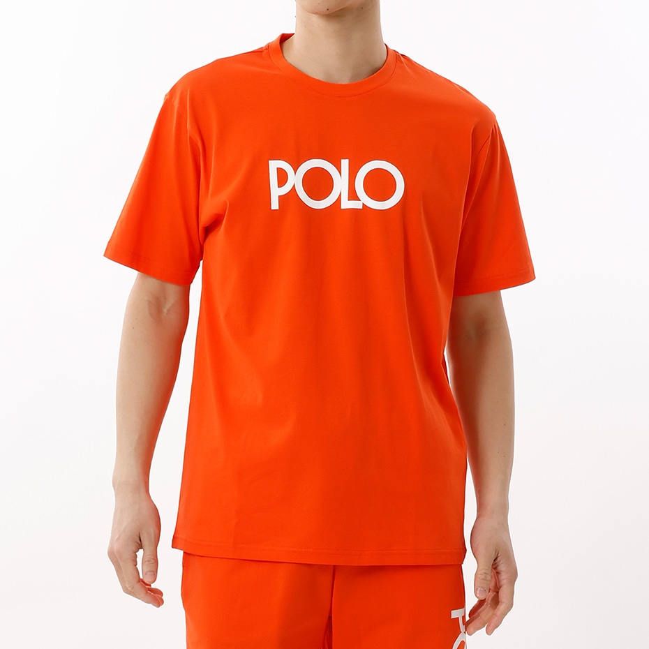 �V���[�g�X���[�u�N���[�l�b�N POLO�v�����g 25SS �|�� �����t ���[���� (RM8-B206�j