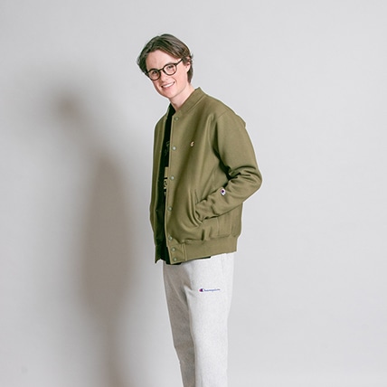 リバースウィーブ(R) スナップスウェットシャツ シルバーグレー