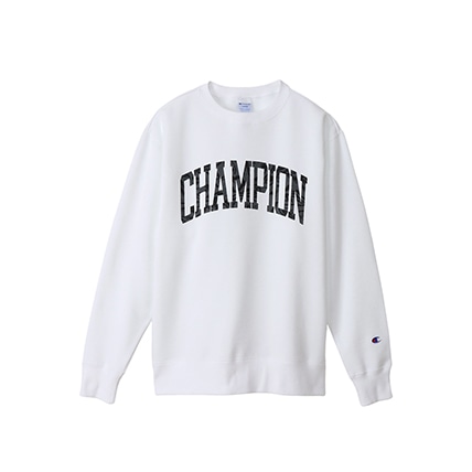 クルーネックスウェットシャツ ホワイト | チャンピオンの公式通販サイト