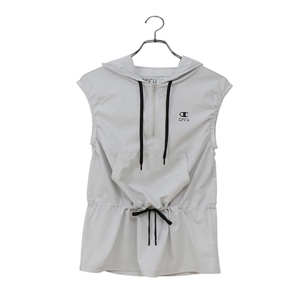 ウィメンズ ハーフジッププルオーバーワンピース ライトグレー チャンピオンの公式通販サイト