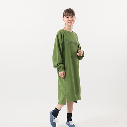 ウィメンズ リバースウィーブスウェットワンピース 10oz オックスフォードグレー チャンピオンの公式通販サイト