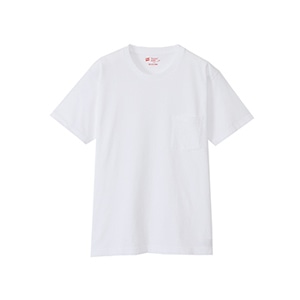 ジャパンフィット【2枚組】クルーネックポケットTシャツ 5.3oz 22FW Japan Fit ヘインズ(H5330)