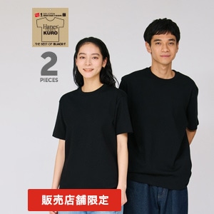 �Q���g Hanes T-SHIRTS KURO �N���[�l�b�NT�V���c 26SS �w�C���Y(HM1-D702)