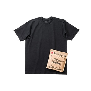 Hanes T-SHIRTS KURO �N���[�l�b�NT�V���c 25FW �w�C���Y(HM1-B201)