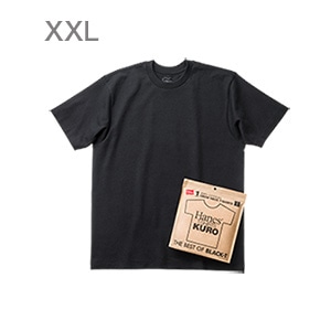 �傫���T�C�Y Hanes T-SHIRTS KURO �N���[�l�b�NT�V���c 25FW �w�C���Y(HM1-B201)