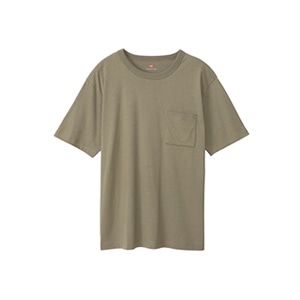 ＜OUTLET＞コーデュラコットン クルーネックポケットTシャツ TEC COMFORTGEAR ヘインズ(HM1-V102)