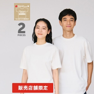 2���g SHIRO �N���[�l�b�NT�V���c 26SS Hanes T-SHIRTS SHIRO (HM1-D701)