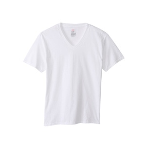 大きいサイズ【2枚組】RS VネックTシャツ 23FW【秋冬新作】グローバルバリューライン ヘインズ (HM1EY704)