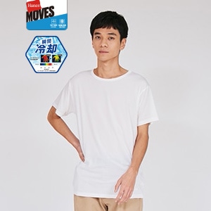 Hanes MOVES �i�C�������b�V�� �N���[�l�b�NT�V���c 26SS �w�C���Y(HM1HD101)