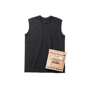 Hanes T-SHIRTS KURO �X���[�u���XT�V���c 25SS �w�C���Y(HM3-B202)