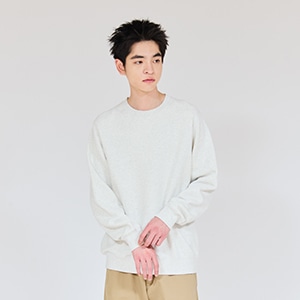 Hanes SWEATS SHIRO �N���[�l�b�N�X�E�F�b�g�V���c