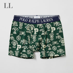90s ポロラルフローレン　文字ロゴボーダーボクサーパンツ　メンズ下着　新品×2 POLO RALPH LAUREN ワケありアウトレット 3枚セット ポロ
