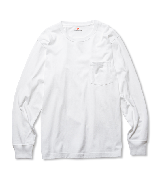 PERFECT WEIGHT LONG SLEEVE WITH POCKET
						