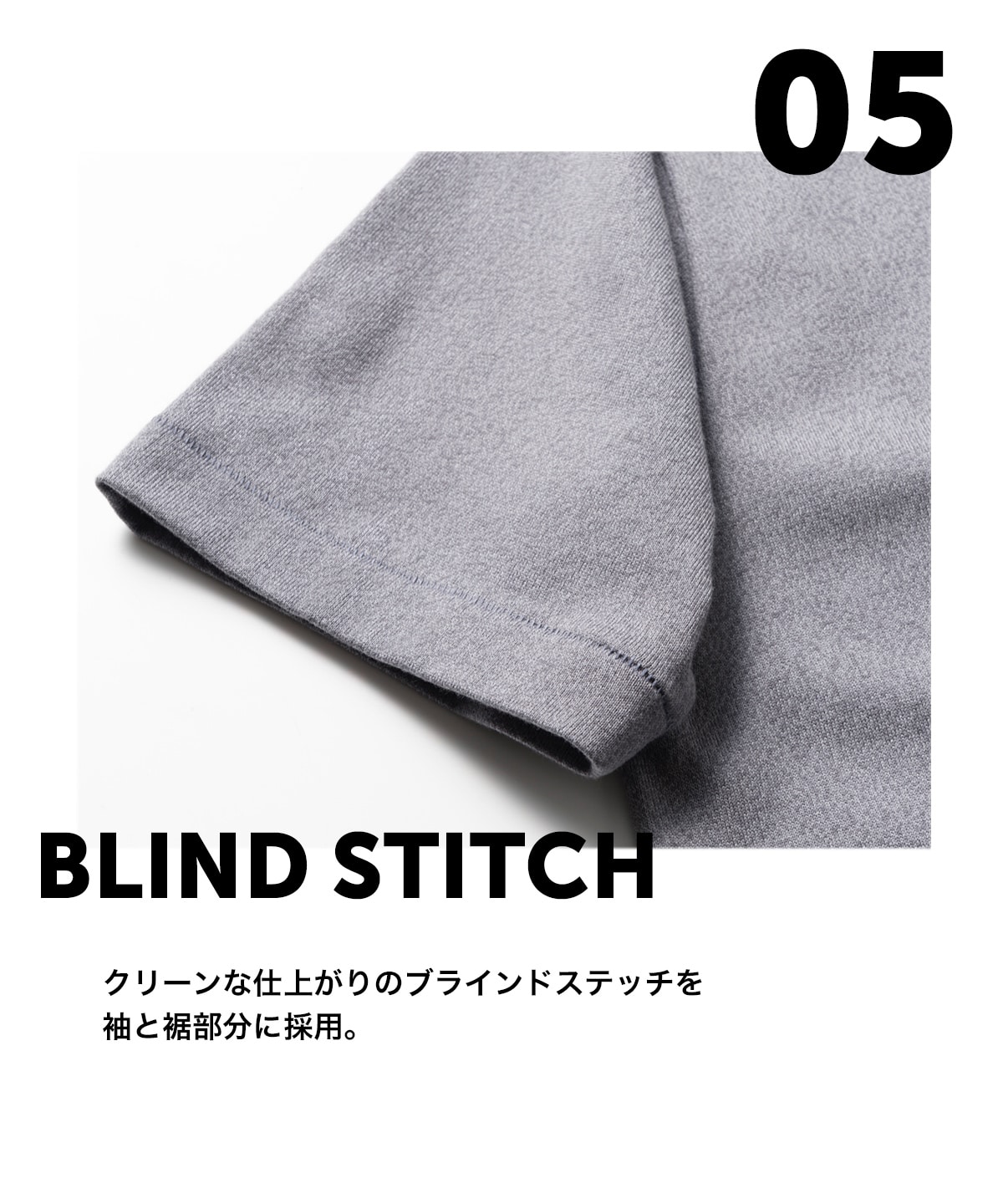 Hanes T-SHIRTS MOKU クルーネックTシャツ(HM1-D203) ヘザーグレー