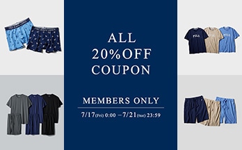 �yCAMPAIGN�z7/21 23:59�܂Ł�����l���聄�S���i�Ώ�20%OFF�N�[�|��